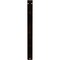 Ekena Millwork Maria Wrought Iron Bracket, (Single center brace), Antiqued Bronze 1 1/2"W x 12"D x 15"H BKTM01X12X15SMAABZ - alternate 4
